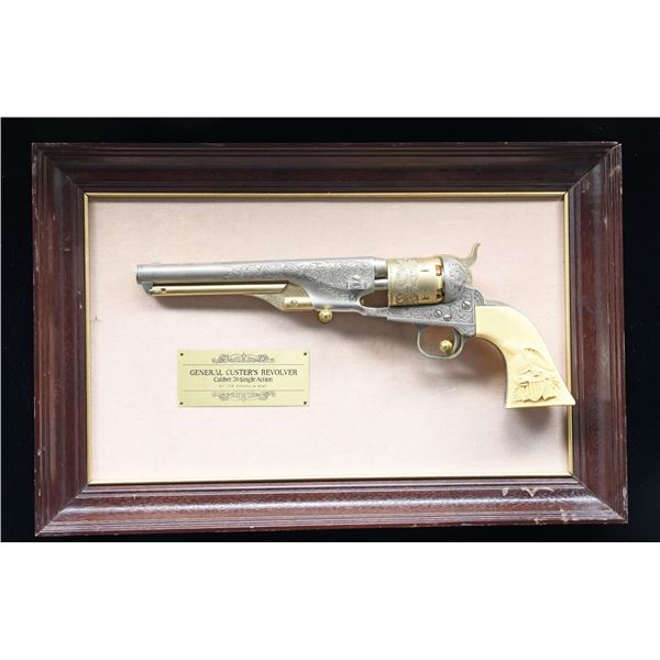 FRANKLIN MINT REPLICA GENERAL CUSTER REVOLVER.