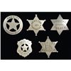 Image 1 : 5 EARLY LAW ENFORCEMENT BADGES.