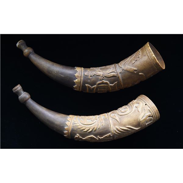 WONDERFUL PAIR OF MEXICAN CALLING HORNS.