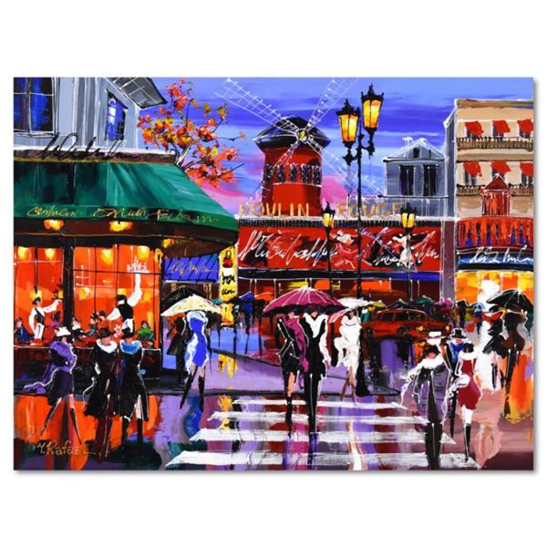 Yana Rafael "Winter in Paris" Original Acrylic on Canvas