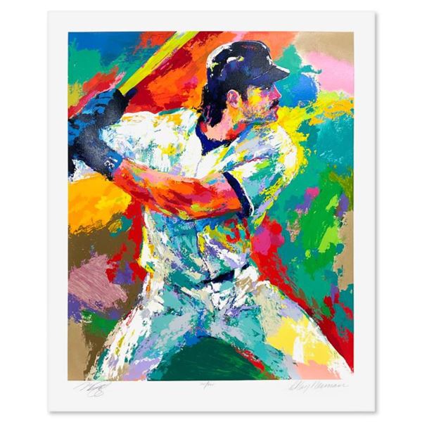 LeRoy Neiman (1921-2012) "Mike Piazza (Signed by Piazza)" Serigraph on Paper
