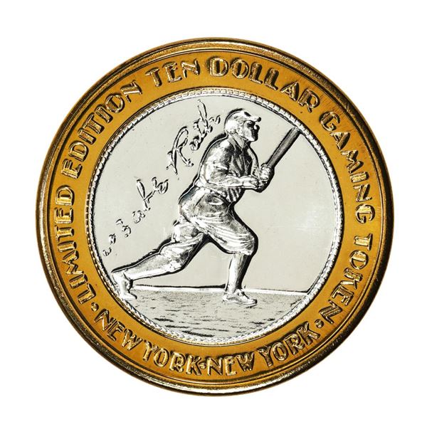 .999 Silver New York New York Hotel & Casino $10 Casino Limited Edition Gaming Token