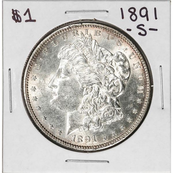 1891-S $1 Morgan Silver Dollar Coin