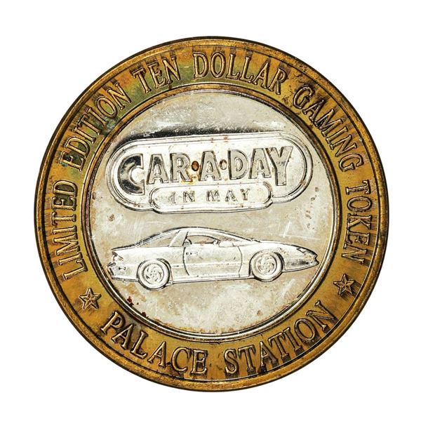 .999 Fine Silver Palace Station Las Vegas, Nevada $10 Limited Edition Gaming Token