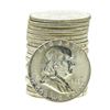 Image 1 : Roll of (20) Brilliant Uncirculated 1963-D Franklin Half Dollar Coins