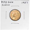 Image 1 : 1927 $2 1/2 Indian Head Quarter Eagle Gold Coin