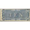 Image 2 : 1864 $10 Confederate States of America Note