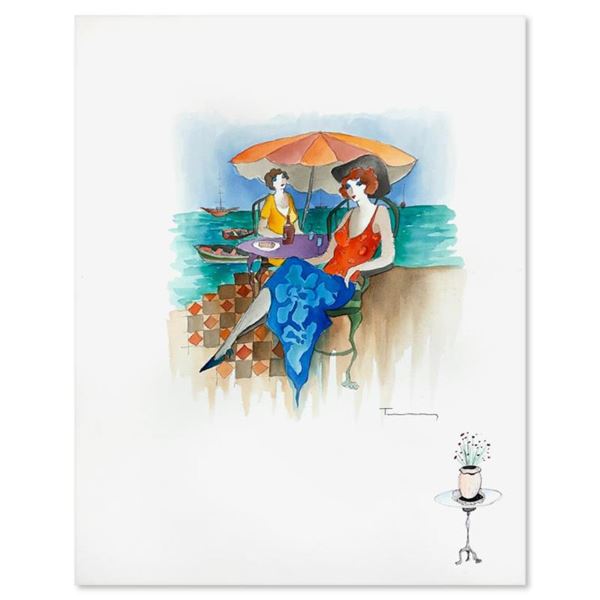 Itzchak Tarkay (1935-2012) Original Watercolor on Paper