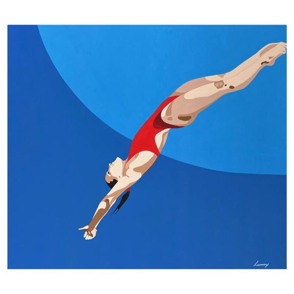 Lena Kanievsky Limited Edition Giclee On Canvas