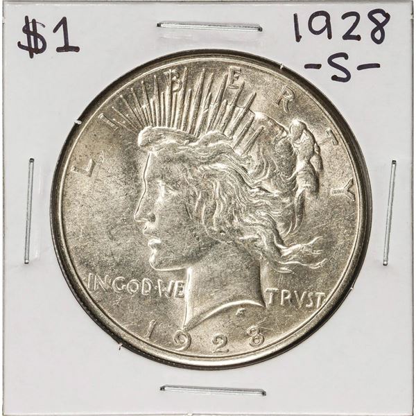 1928-S $1 Peace Silver Dollar Coin