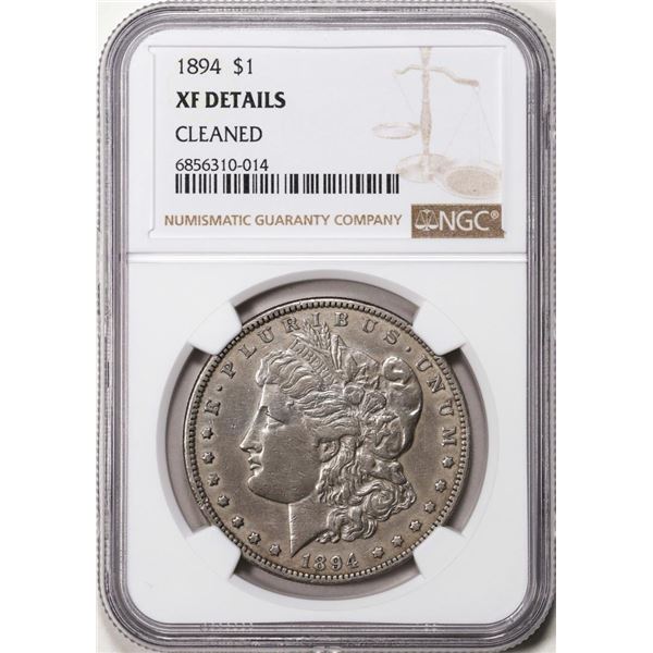 1894 $1 Morgan Silver Dollar Coin NGC XF Details