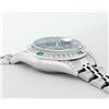 Image 3 : Rolex Ladies Stainless Steel Emerald and Diamond Datejust Wristwatch