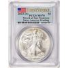 Image 1 : 2013-(S) $1 American Silver Eagle Coin PCGS MS70 San Francisco Mint First Strike