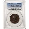 Image 1 : 1783 PE Res Copper Proof Washington & Independence Draped Cent Coin PCGS PR63BN