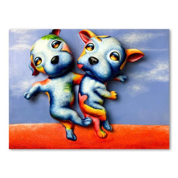 Wang "Step" Limited Edition Mixed Media