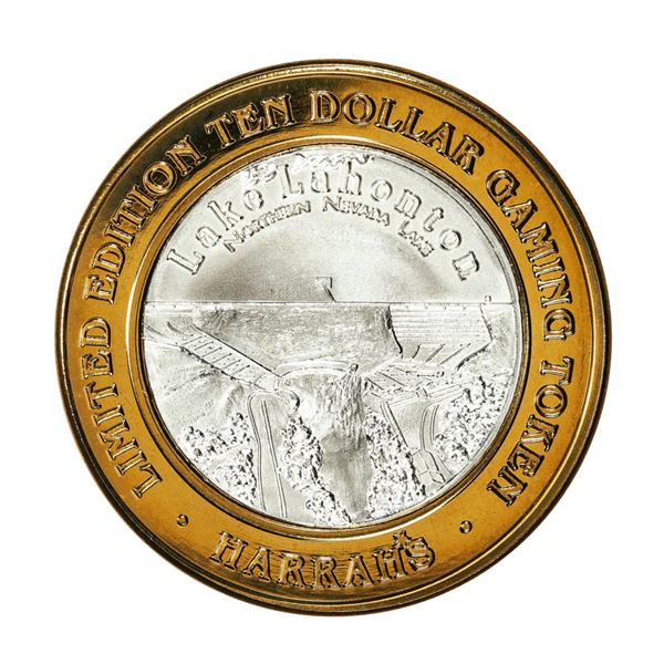 .999 Silver Harrah's Reno, Nevada $10 Casino Limited Edition Gaming Token