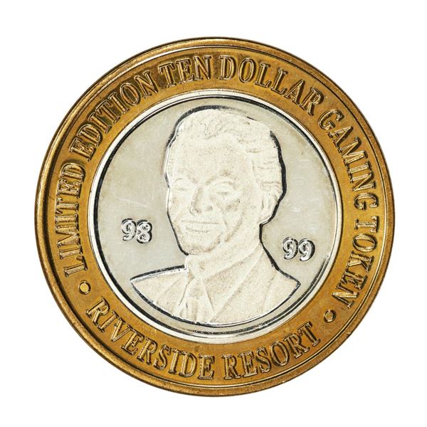 .999 Fine Silver Riverside Casino Laughlin, Nevada $10 Limited Edition Gaming Token