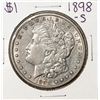 Image 1 : 1898-S $1 Morgan Silver Dollar Coin