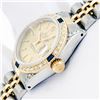 Image 7 : Rolex Ladies Two Tone Champagne Sapphire and Diamond Datejust Wristwatch