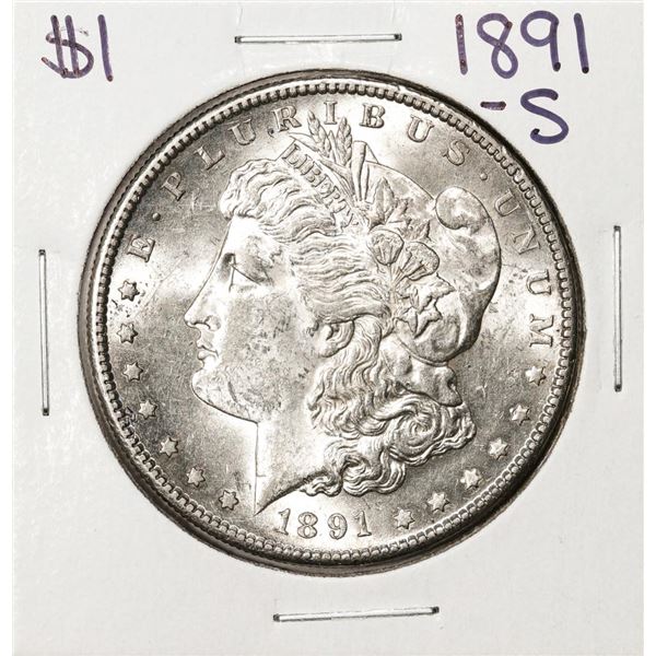 1891-S $1 Morgan Silver Dollar Coin