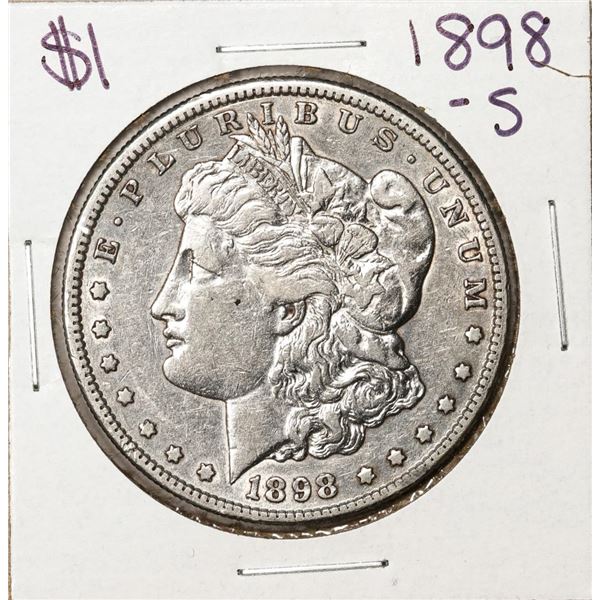 1898-S $1 Morgan Silver Dollar Coin