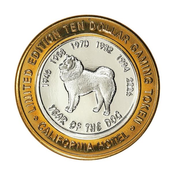 .999 Silver Sam Boyd's California Hotel $10 Casino Limited Edition Gaming Token