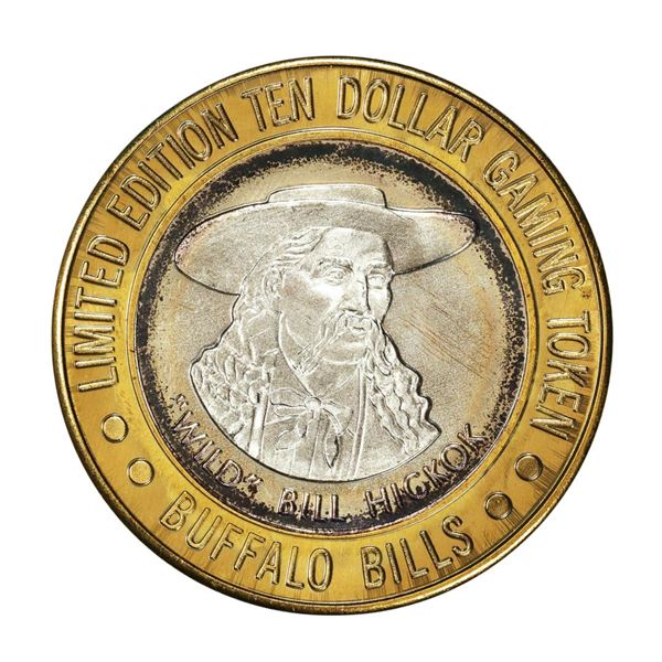 .999 Silver Buffalo Bills Resort & Casino Jean, NV $10 Limited Edition Gaming Token