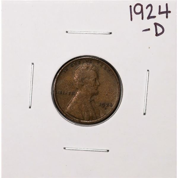 1924-D Lincoln Wheat Cent Coin