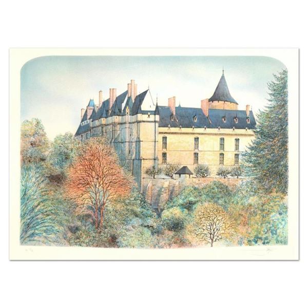 Rolf Rafflewski "Chateau" Limited Edition Lithograph on Paper