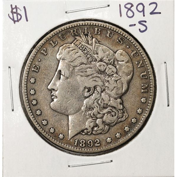 1892-S $1 Morgan Silver Dollar Coin