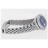 Image 6 : Rolex Ladies Stainless Steel Blue Roman Diamond Datejust Wristwatch