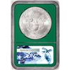 Image 2 : 2017 $1 American Silver Eagle Coin NGC MS69 Green Core