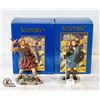 Image 1 : SCULPTURES U.K. BRAVEHEART FIGURINES IN ORIGINAL P