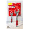 Image 1 : MILWAUKEE 2 PIECE 6" & 10" ADJUSTABLE WRENCH SET