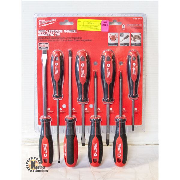 MILWAUKEE 8 PIECE HIGH LEVERAGE HANDLE SCREW