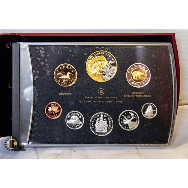 37)RCM 2008 COMMEMORATIVE COIN SET WITH 5