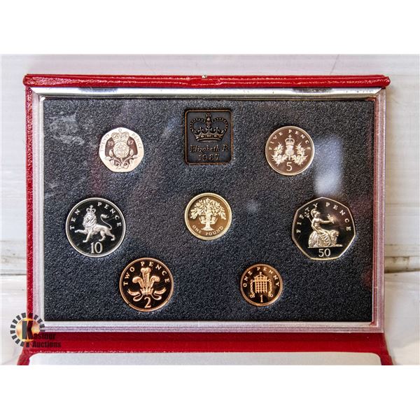 33)1987 ENGLAND, COIN SET