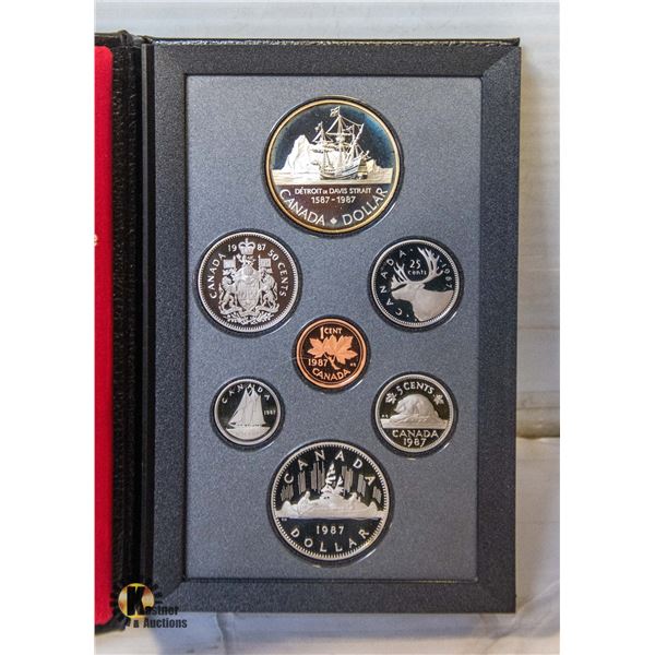 60)RCM PROOF DOUBLE DOLLAR COIN SET SILVER