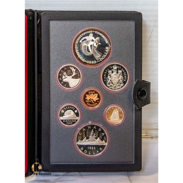 23) RCM 1983 DOUBLE DOLLAR COIN SET SILVER