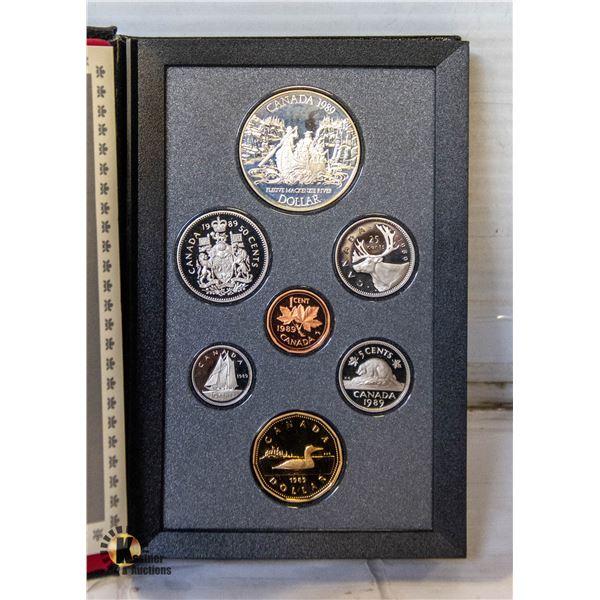 59)RCM 1989 PROOF DOUBLE DOLLAR COIN SET