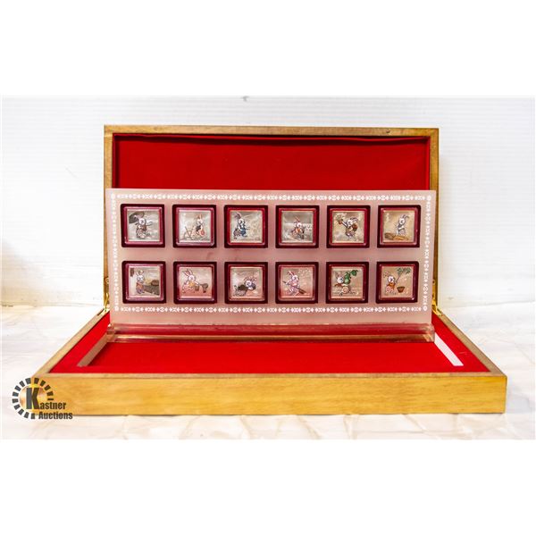 269)YEAR OF THE RABBIT SILVER MEDALLION SET