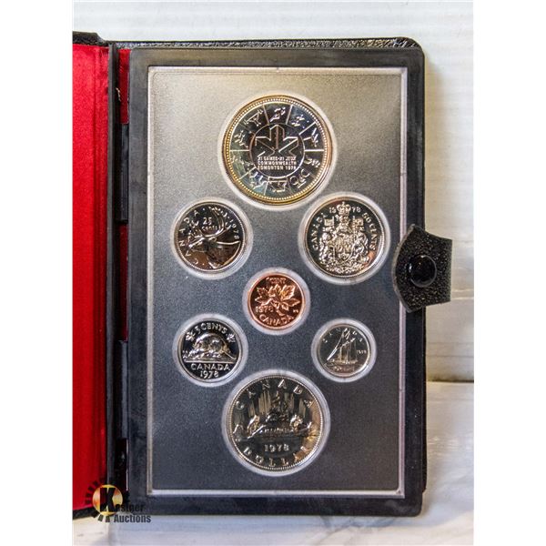5) RCM, 1978 PROOF DOUBLE DOLLAR COIN SET