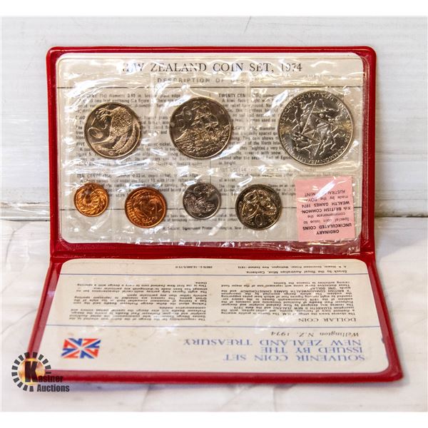 31)1974 NEW ZEALAND COIN SET