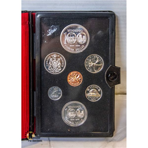 62)RCM PROOF DOUBLE DOLLAR COIN SET