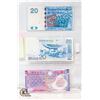 Image 2 : 177)TWO $20 AND ONE $10 BILLS IN HONG KONG