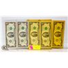 Image 1 : 156)5 RANDOM US 2 DOLLAR BILLS