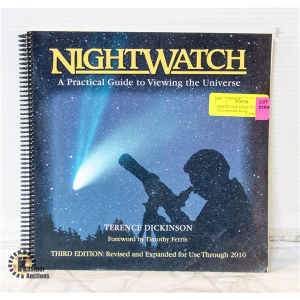 NIGHTWATCH- GUIDE TO VIEWING THE UNIVERSE BOOK