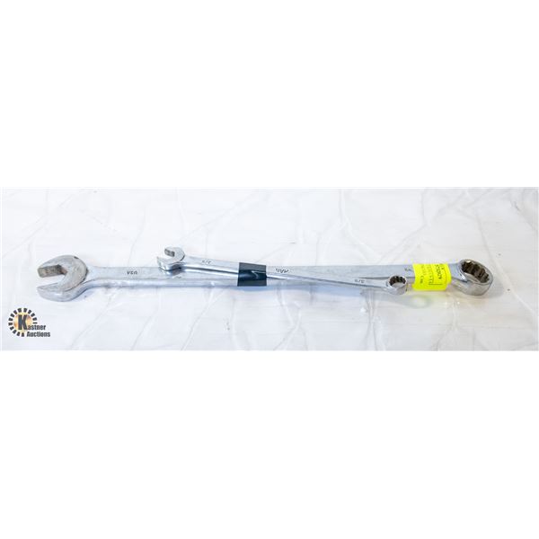 MAC TOOLS 3/8 PLUS LARGE 3/4 COMBO WRENCHES