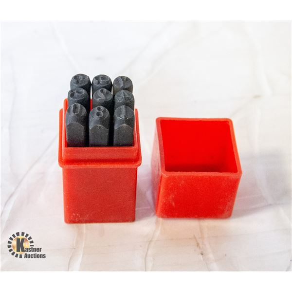 6MM STEEL NUMBER PUNCH SET