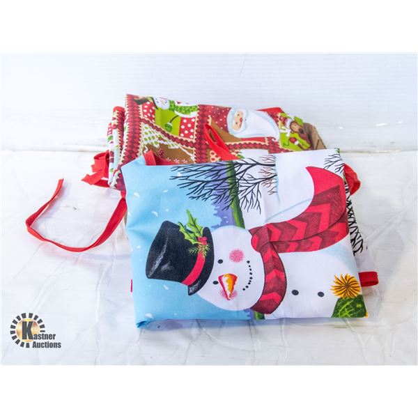 3 NEW CHRISTMAS APRONS